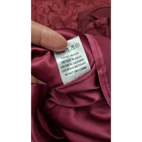 PRINCESS POLLY Alter Ego Mini Dress in Maroon Size 6 Castlecore Dark Romantic - Picture 11 of 11